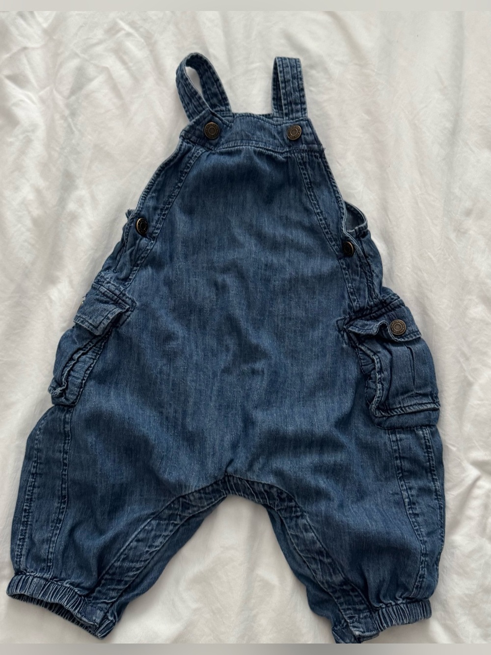Baby gap Denim Overalls - Blue 6-12 months